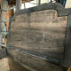 Old wooden chest and yellow velvet