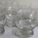 5 verres gobelets en cristal