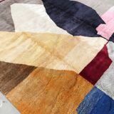 Moroccan Berber carpet M'rirt with colored flat areas 321x266cm