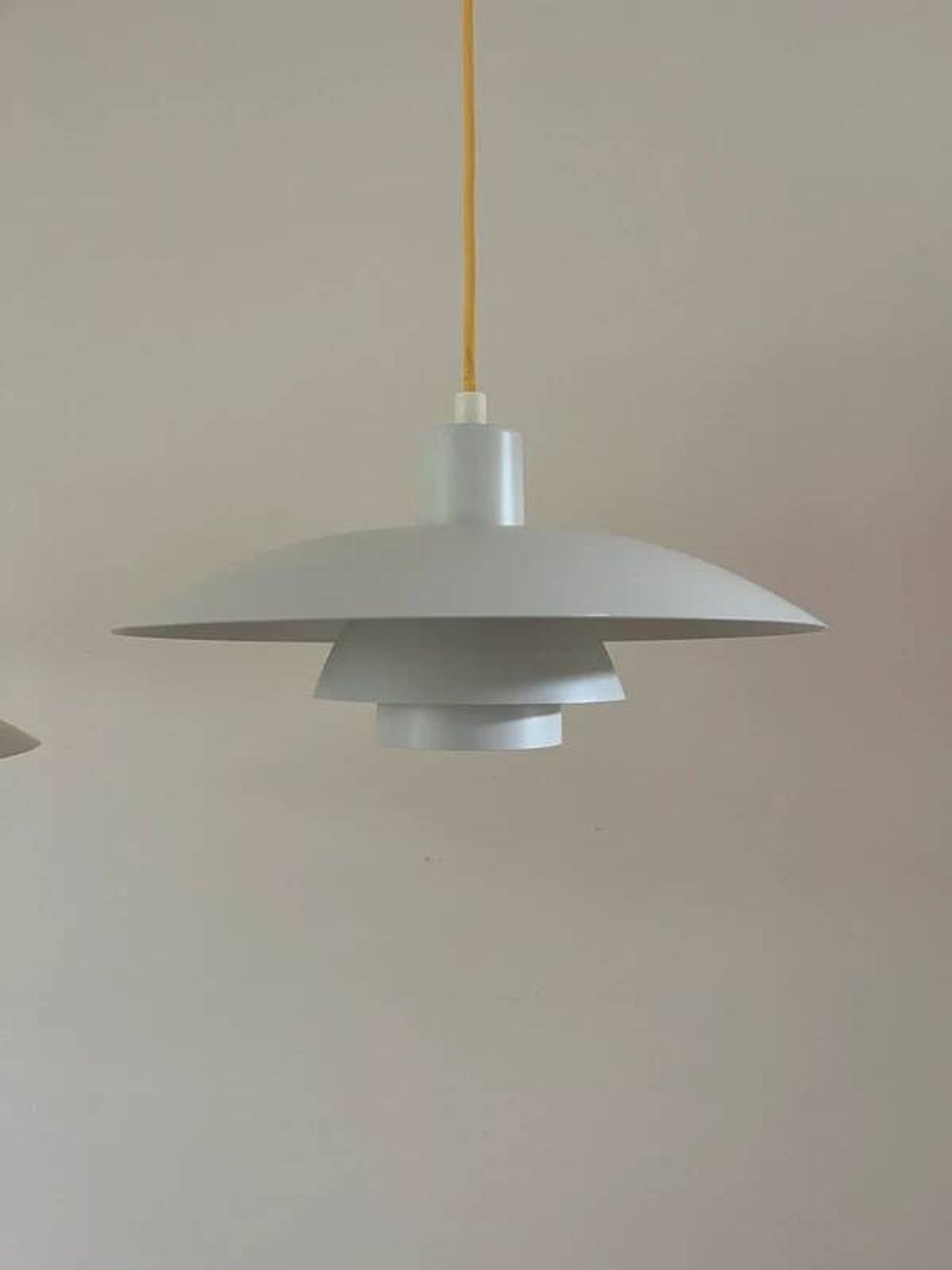 Vintage 2x Louis Poulsen PH4/3 + reflector - Poul Henningsen - Danish design lamp