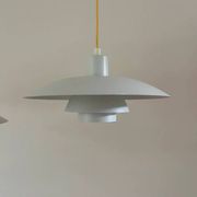 Vintage 2x Louis Poulsen PH4/3 + reflector - Poul Henningsen - Danish design lamp