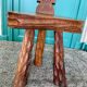 Very beautiful brutalist tripod chair.