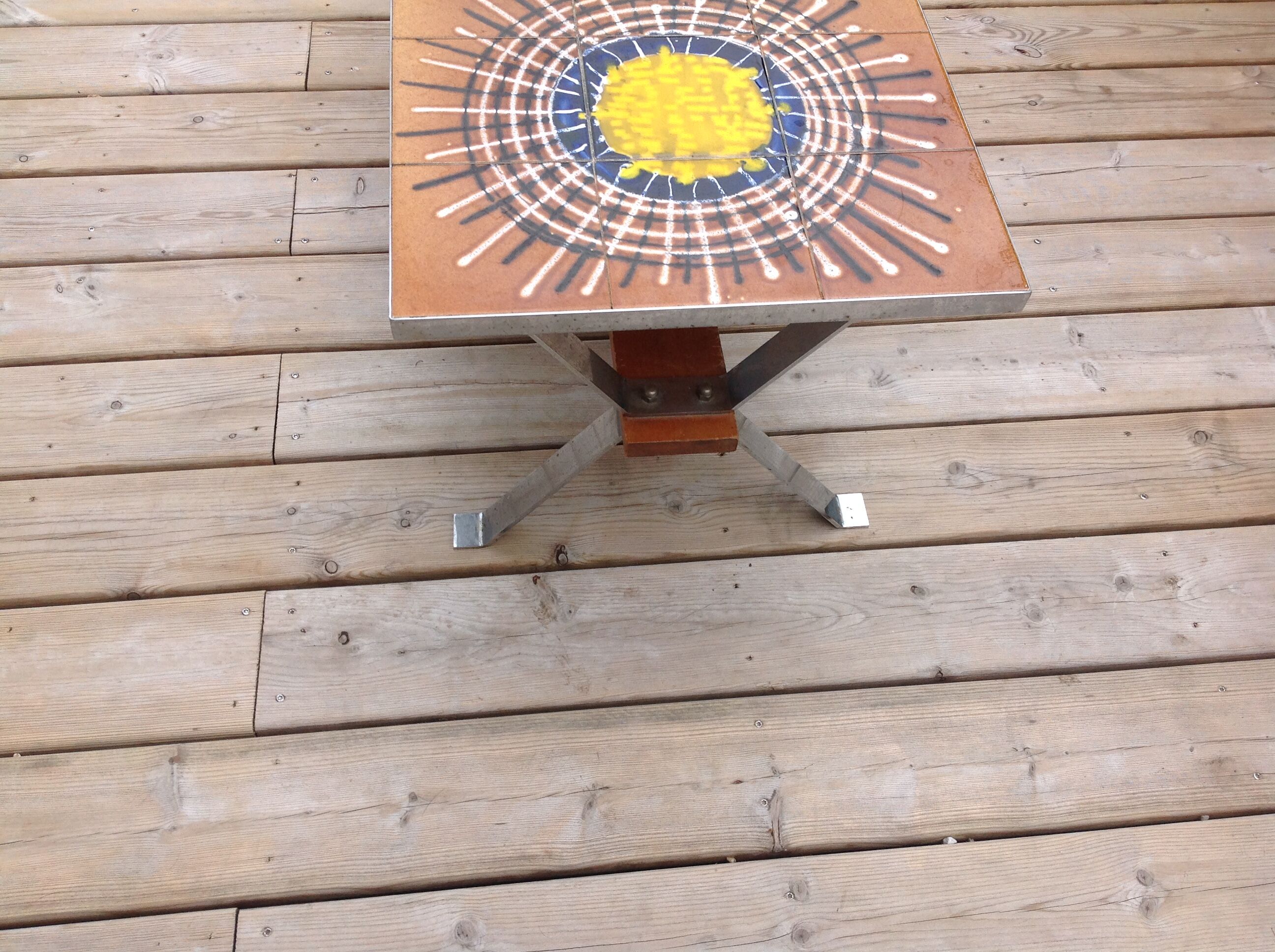 Vintage ceramic coffee table