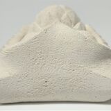 Signed stone owl sculpture