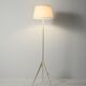 White-lacquered tripod floor lamp, 50/60s