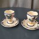 Duo of hb quimper breton coquetiers and flowers