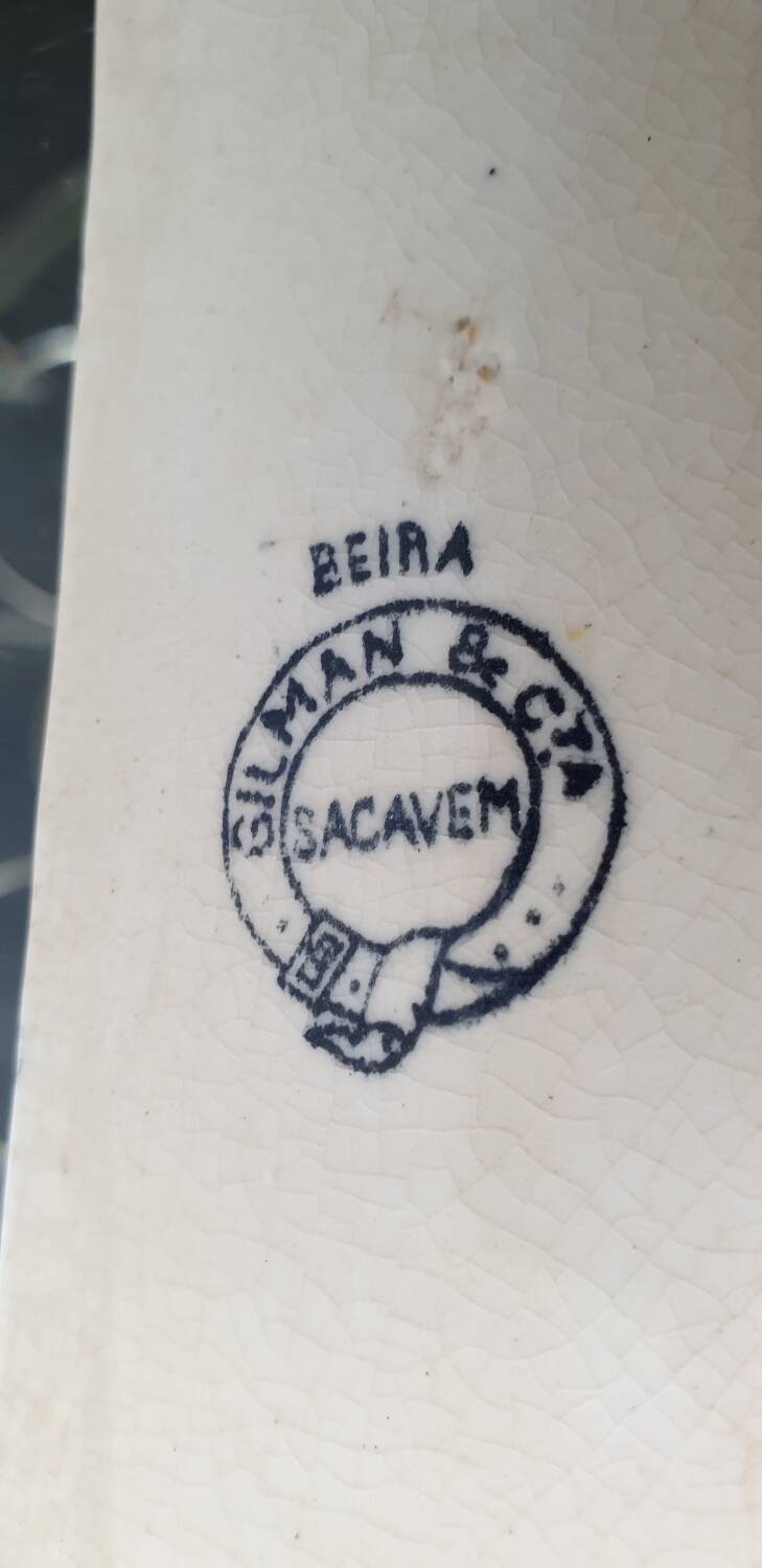 Sacavem rectangular dish circa 1900