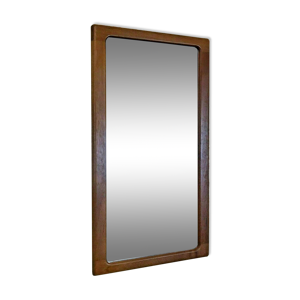 Miroir mural en teck