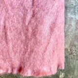 Plaid, blanket linvosges in pink mohair ☐ 180 x 240 cm