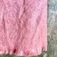 Plaid, blanket linvosges in pink mohair ☐ 180 x 240 cm