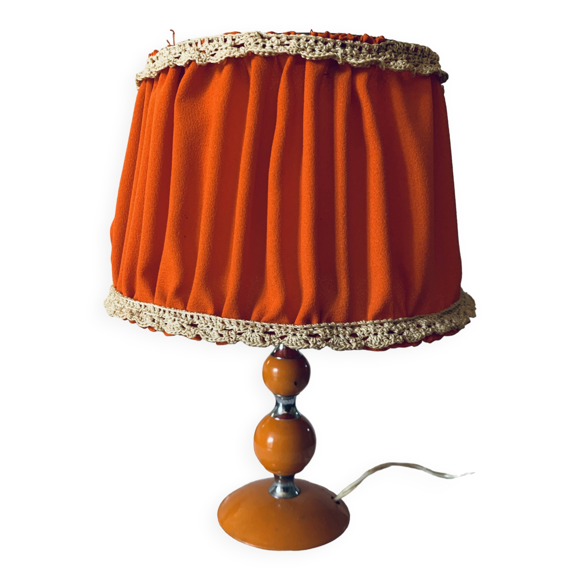 Vintage metal bedside lamp