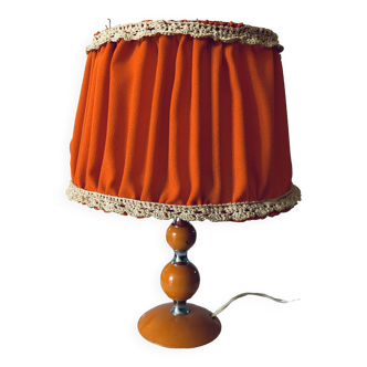 Vintage metal bedside lamp