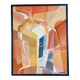 Abstract portrait painting from the 90s.