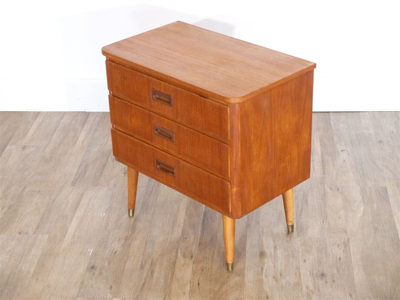 Scandinavian vintage teak chest of drawers 1960