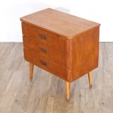 Scandinavian vintage teak chest of drawers 1960