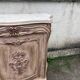 Louis XV style side table – door carved with floral decoration
