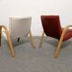 Pair of Bow Wood armchairs from the 50s/60s by Steiner