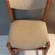 Pair of modernist chairs in solid elm 1970
