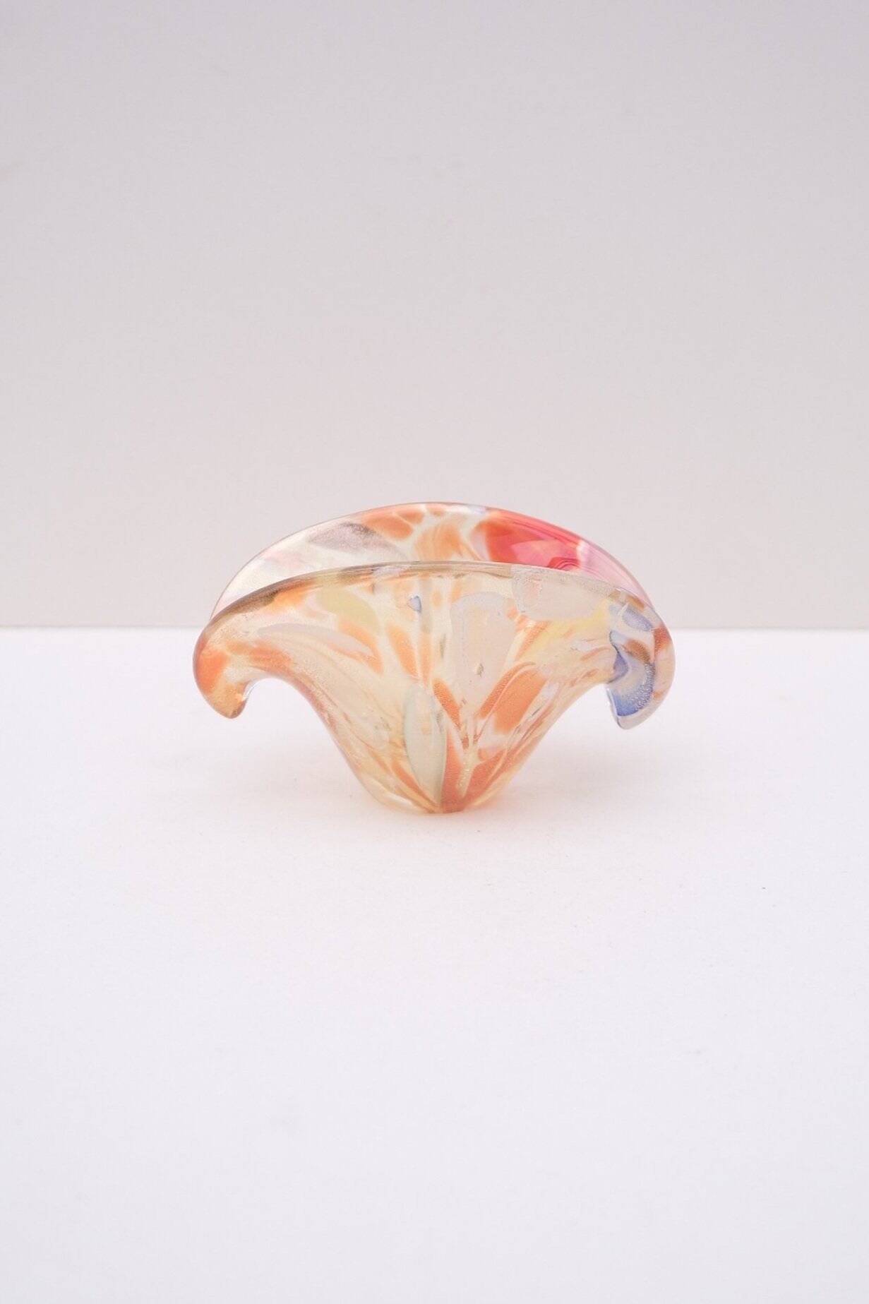 Murano blown glass empty pocket, Italy 1960