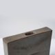 Unique square ceramic vase, Czechoslovakia, 1960s