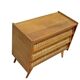 Vintage Chest if dealers wood rattan 1950 feet compass