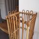 Rattan umbrella holder