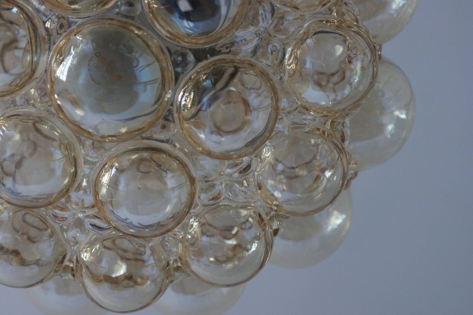 Lampe à pendentif Bubble par Helena Tynell pour Limburg