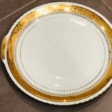 Golden dessert service with fine gold porcelain from Royal ADP