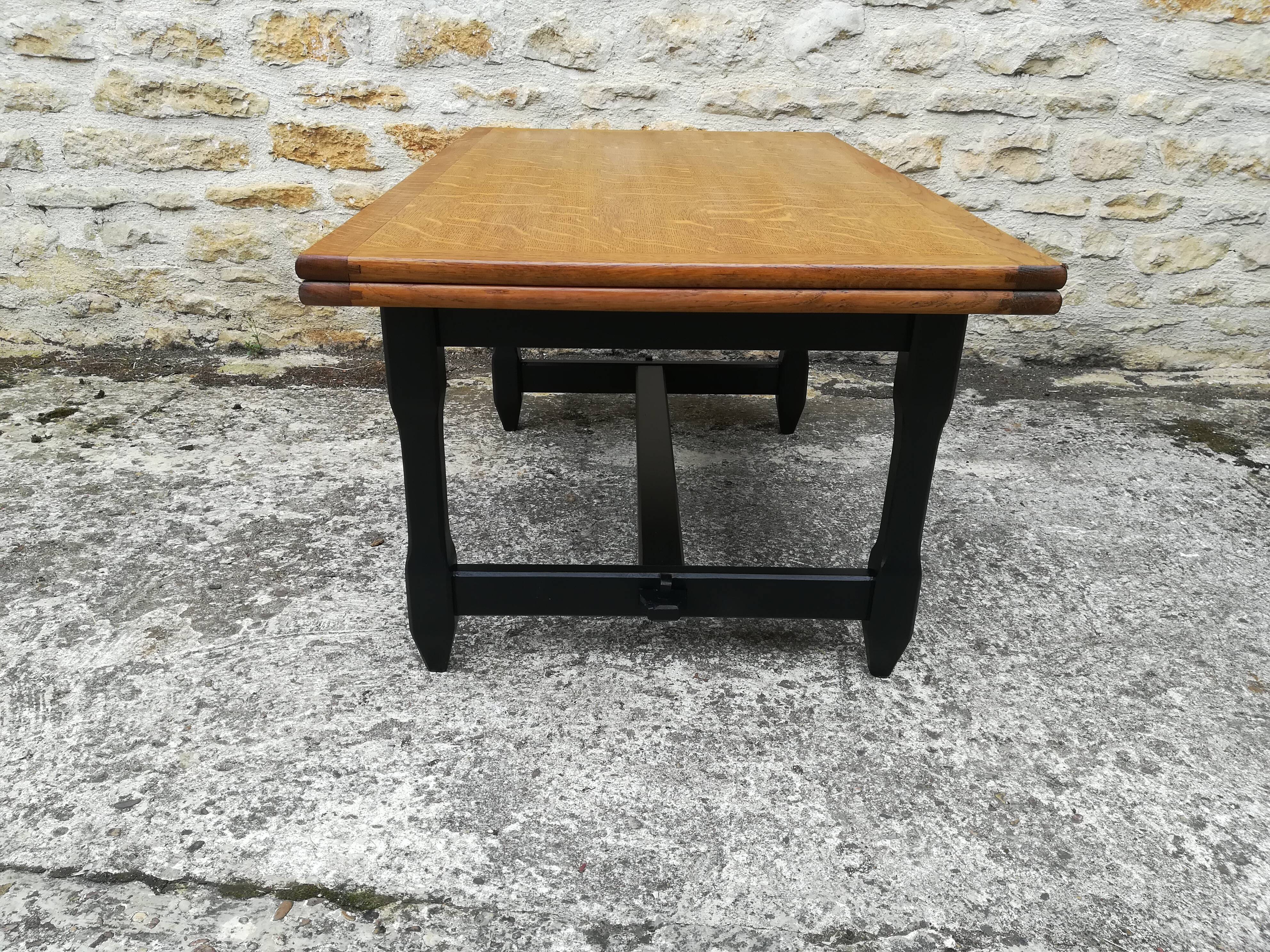 Modular oak coffee table