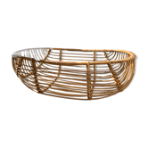 Old bamboo cradle