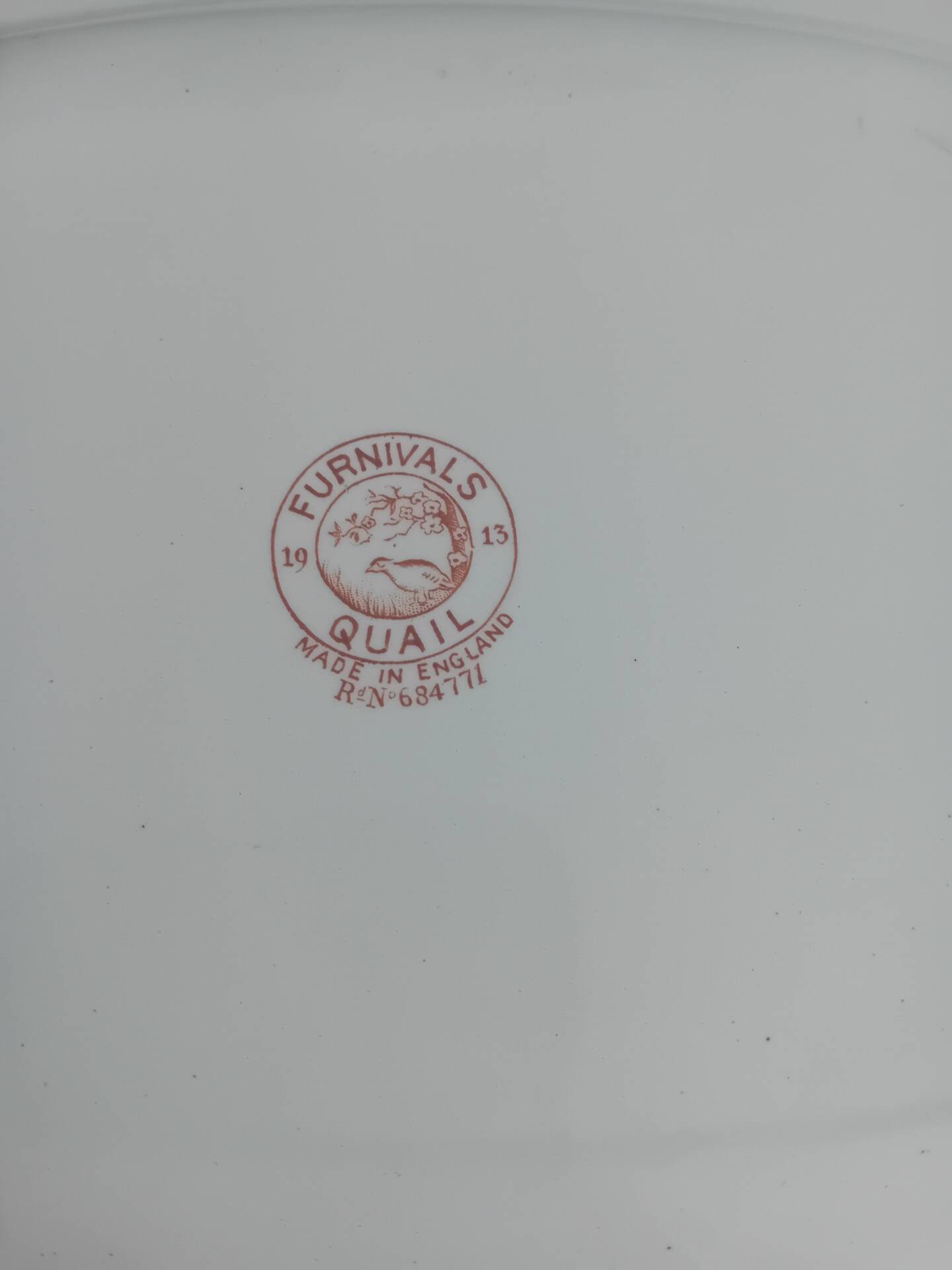 Oval plate Furnivals
