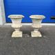 Pair of Médicis garden vases in reconstituted stone – Superb patio