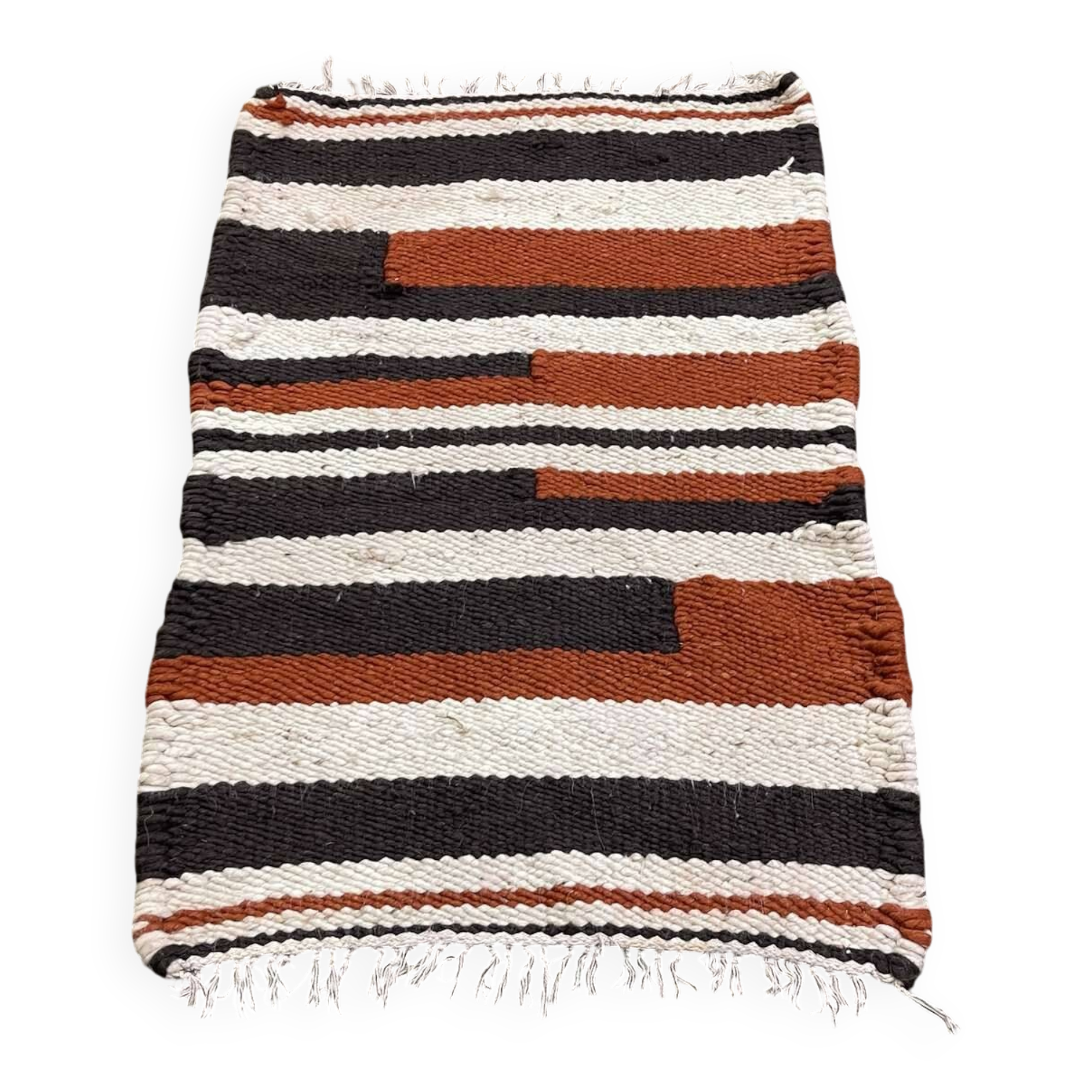 Moroccan handmade wool rug