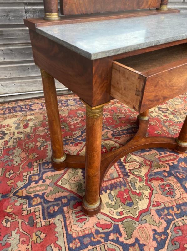 Empire 19th century mahogany hairdresser