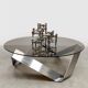 Table basse vintage en verre Knut Hesterberg Ronald Schmitt 1970