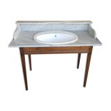 Equipped toilet table