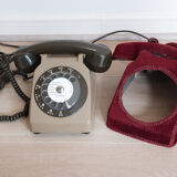 Dial phone and its velvet shell