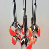 Suspension en métal chromé par Raak Amsterdam 1960 's