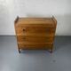 Commode Vintage en Bois à 3 Tiroirs