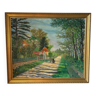 Landscape signed Poncelet