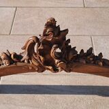 Walnut pediment