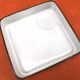 Deep serving dish, Niderviller France earthenware, "Prunes" collection