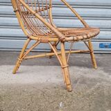 Rattan armchair 1960