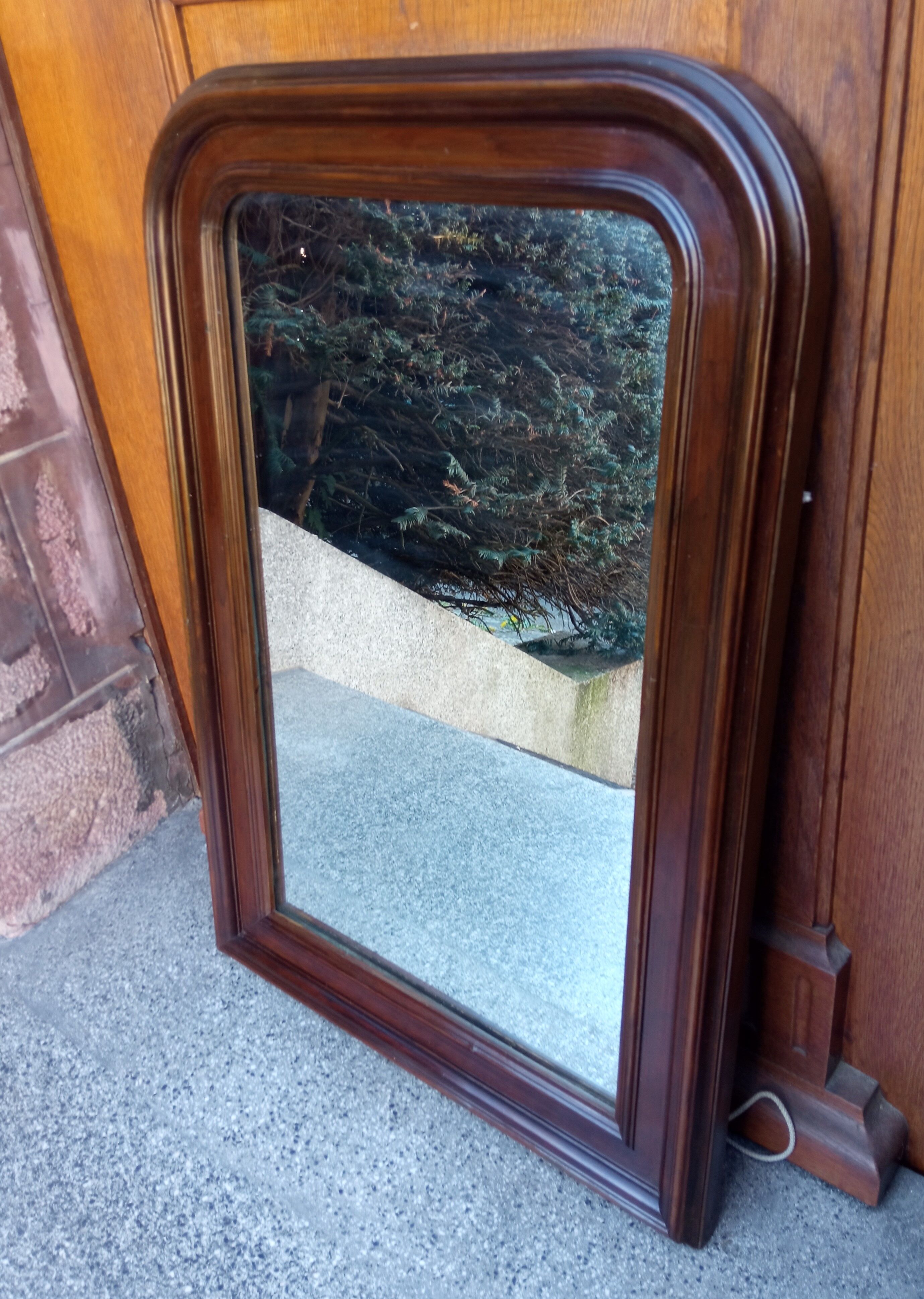 Arched mirror of napoleon III period and style - 82 x 55 cm