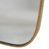 Pair of mirrors in the shape of a “policeman’s hat”. 1970s.
