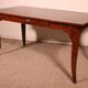 Louis XV table in oak, late 18th century.