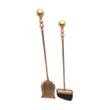 Needed shovel fireplace and brass broom