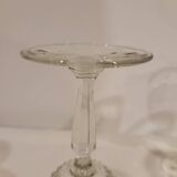 4 old crystal glasses