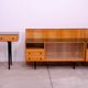 Mid-century glazed cabinet bookcase by Mojmír Požár