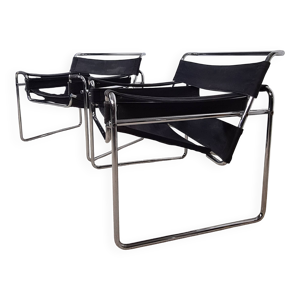 Paire de fauteuils ''Wassily''